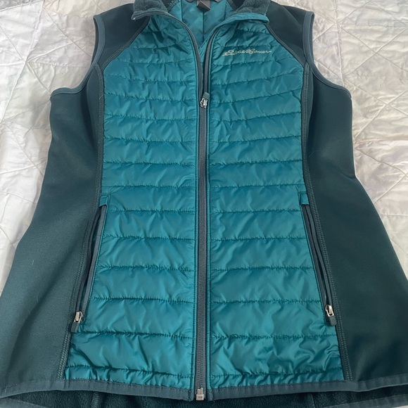 Eddie Bauer Jackets & Blazers - Eddie Bauer Teal Quilted & Softshell Women's Vest
